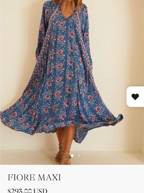 NATALIE MARTIN FIORE MAXI LTD AZURE